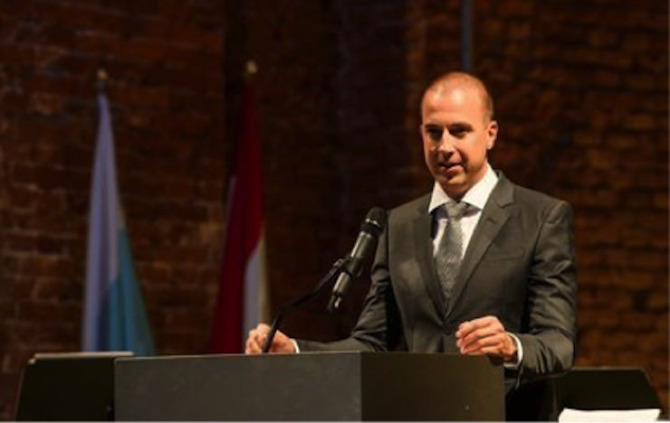 Begrüßung durch den Generalkonsul von Ungarn in Bayern, Gábor Tordai-Lejkó